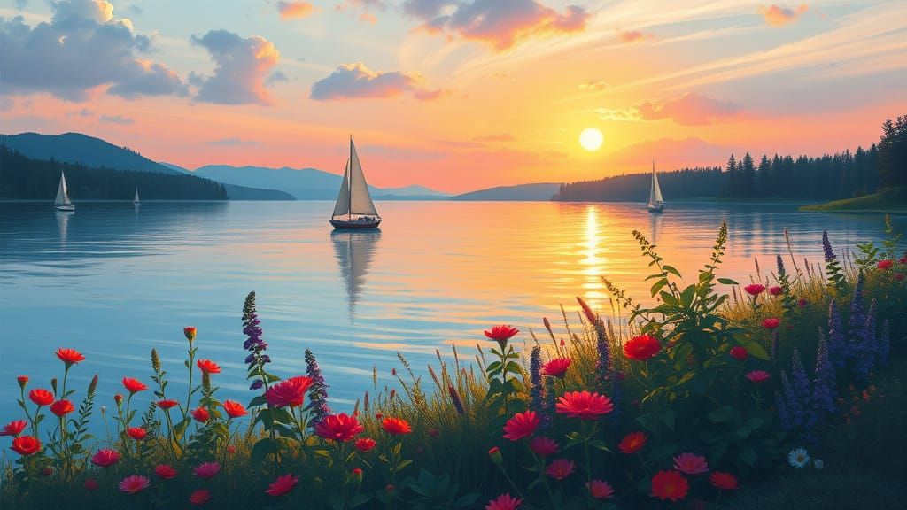 Lake (Mallory Reese's 1-Word-Prompt + Prompt Magic Challenge...