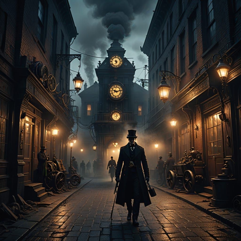 Steampunk Heroes Battle Alien Invaders in a Foggy Victorian ...