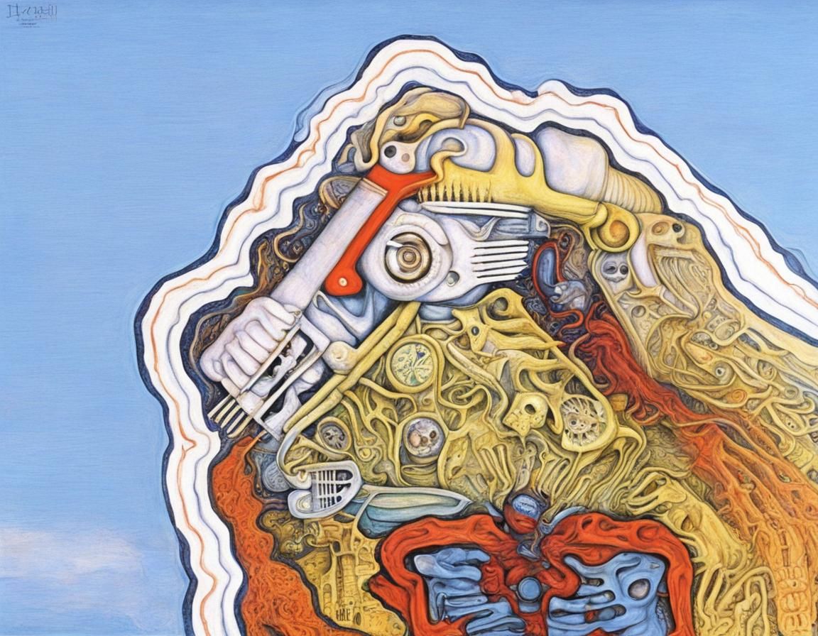 H.R. Giger Pop Art Biomechanical Design