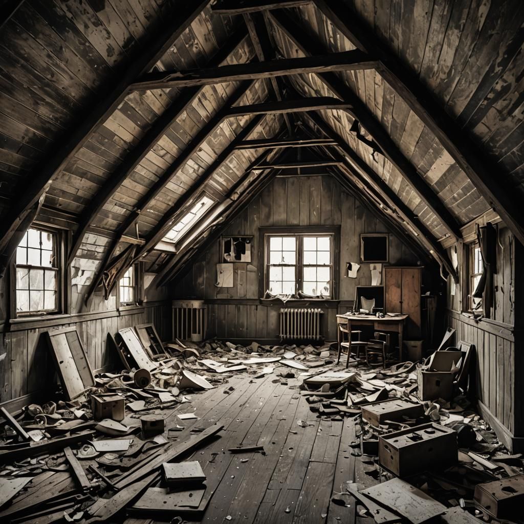 Attic Asylum Generated by AI