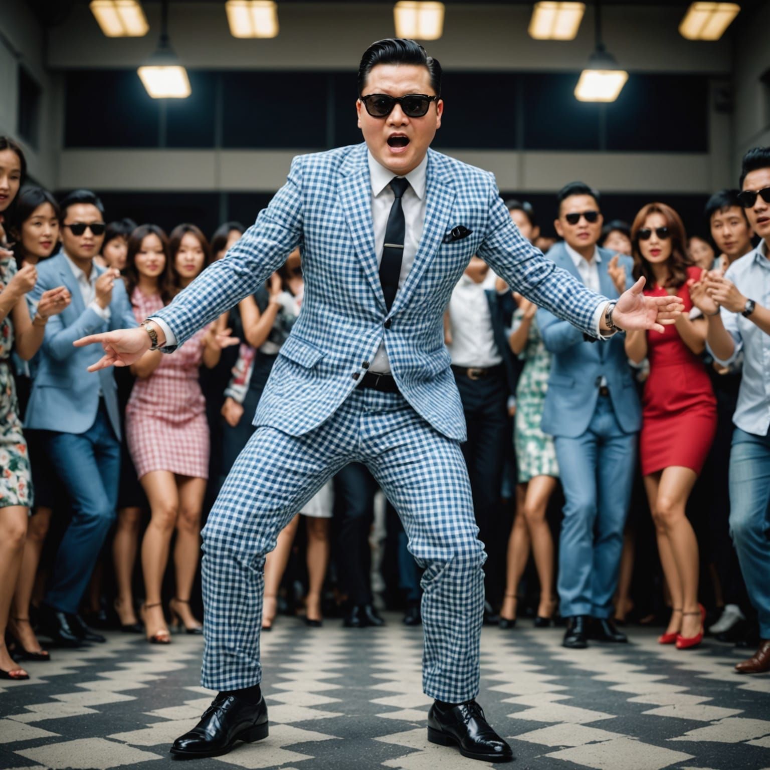 Psy Performs Gangnam Style in Gingham, a Cinematic Masterpie...