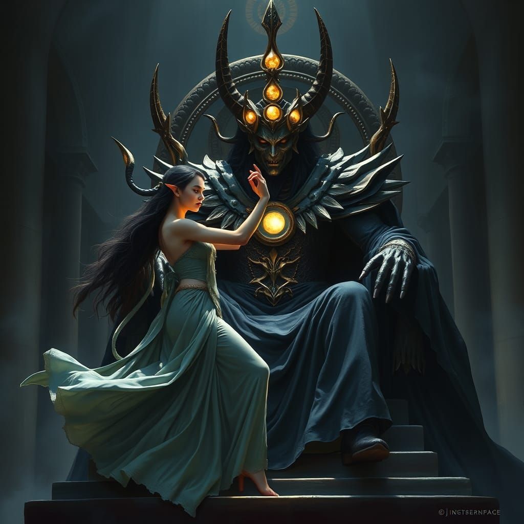 Luthien's Dance Distracts Dark Lord Morgoth