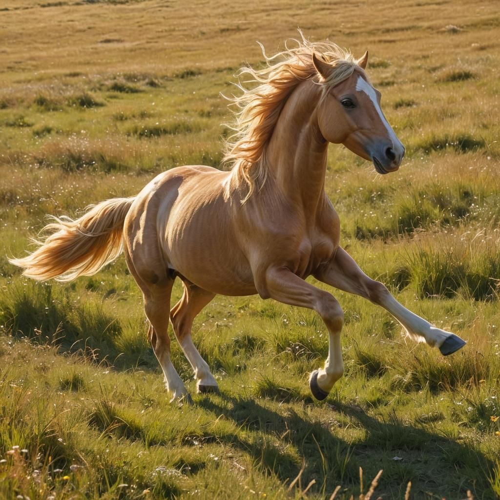 Galloping like the wind