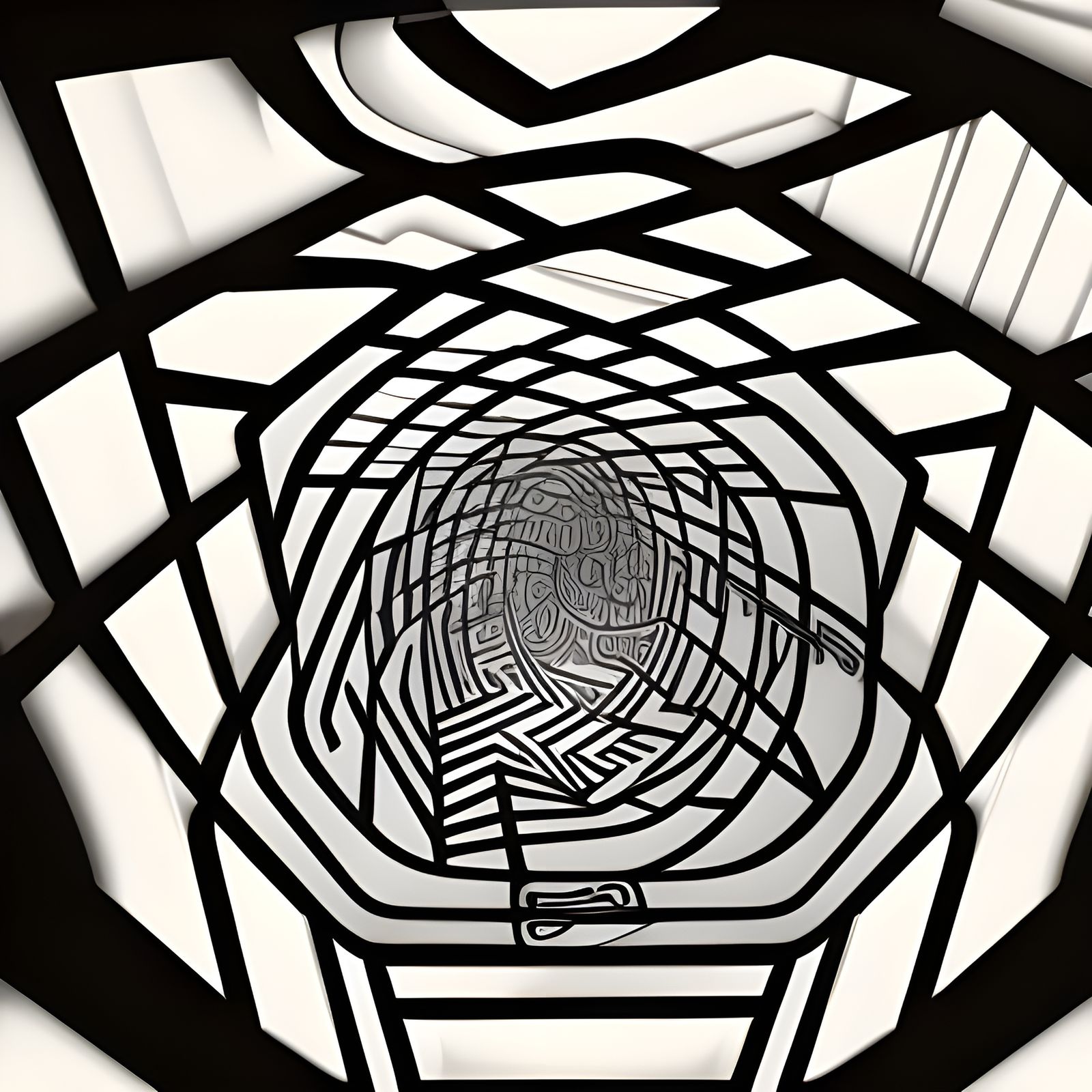 "Web of Creation": An Pop-Culture inspired Trompe-l'Oeil Lab...