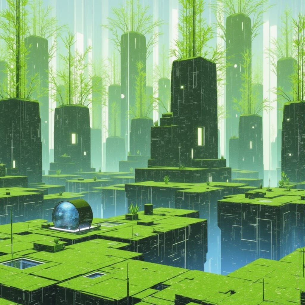 Ethereal Willow Tree with Sector Six Radiance