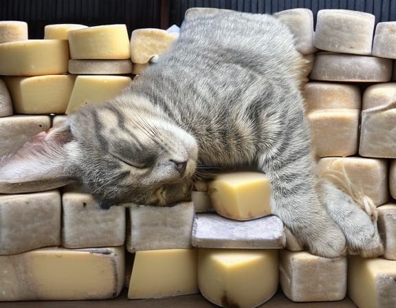 Magical Cheese House: An AI Dreamscape