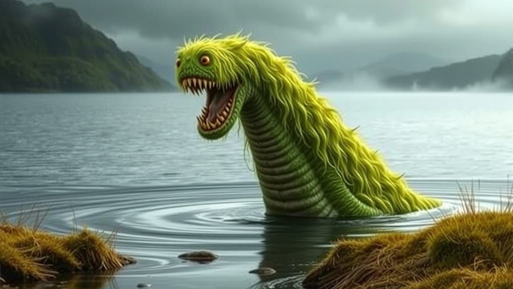 Loch Ness Legend in Mythical Form
