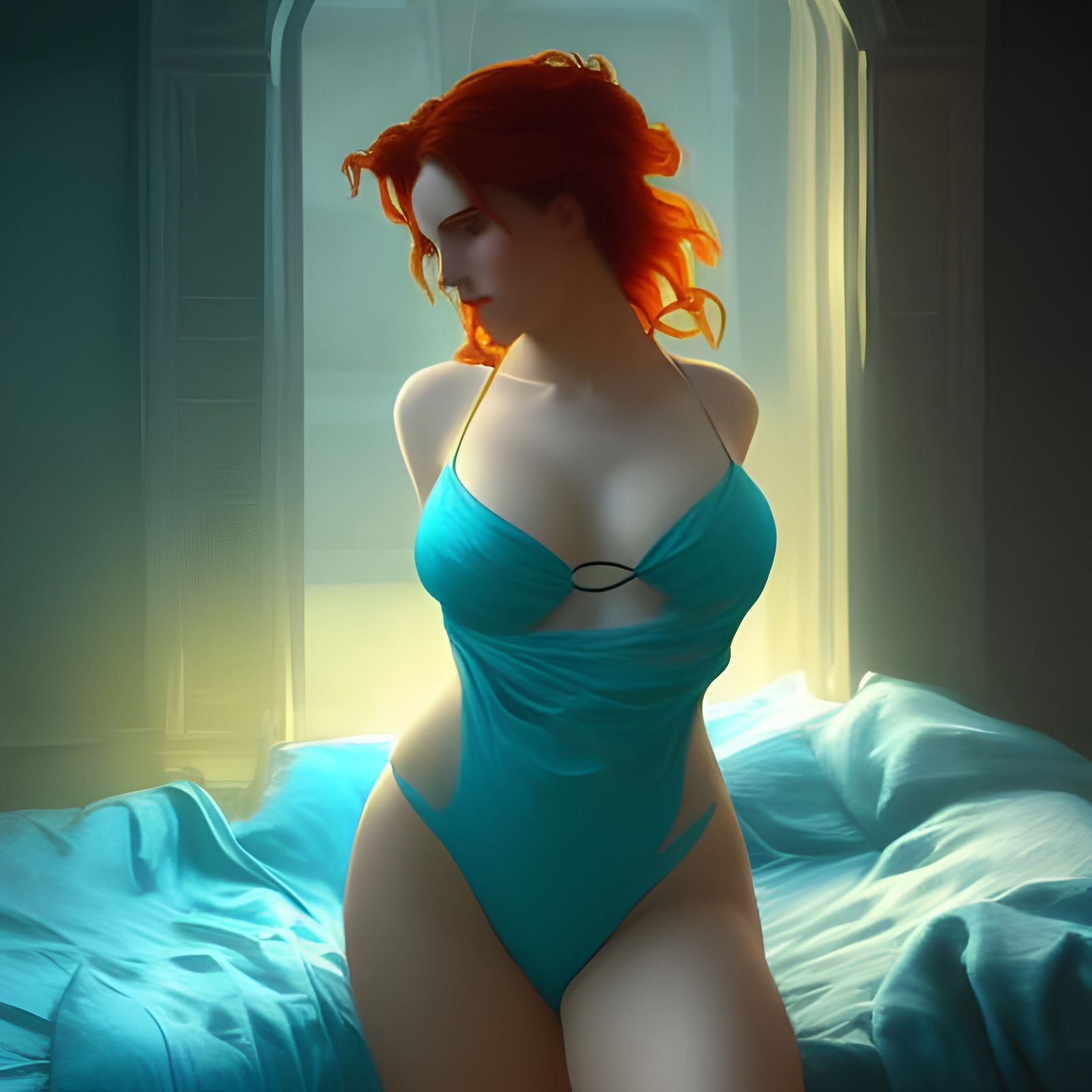 Triss Merigold in a lingerie