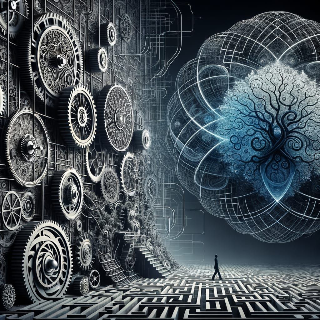 Abstract Complexity: Gears, Labyrinths, and Fractals