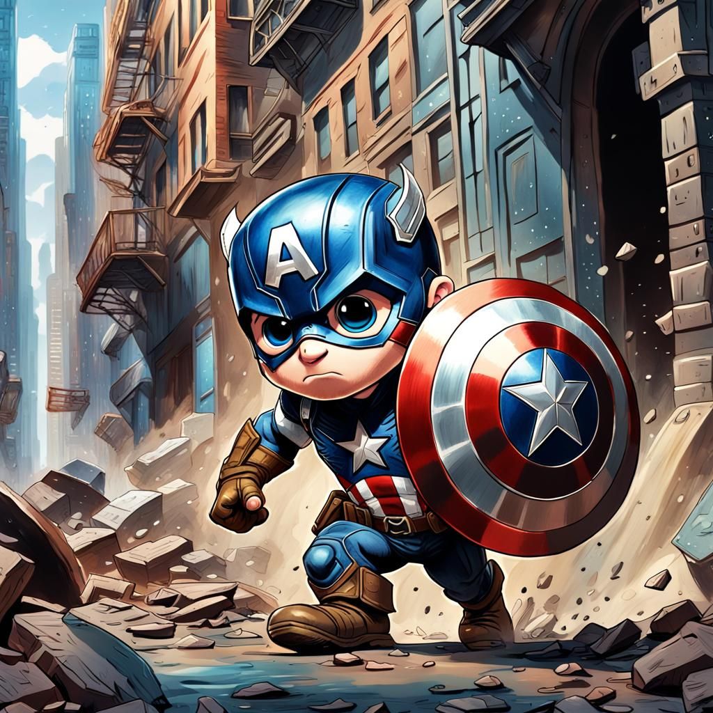 Little Captain America