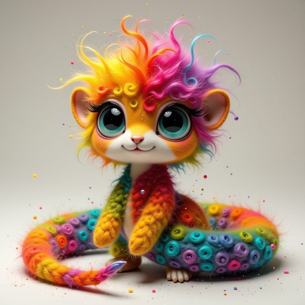 Yarn Snake: Fluffy, Fuzzy, and Fantastical Creation