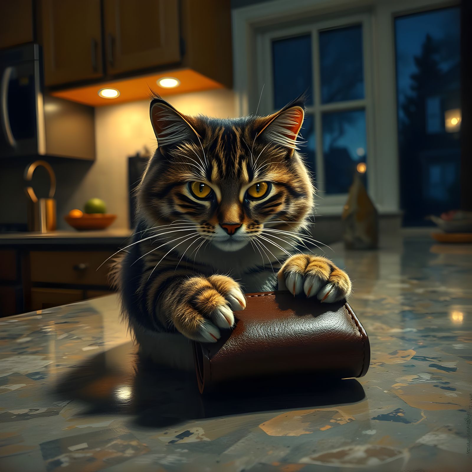 Whiskered Thief in the Night