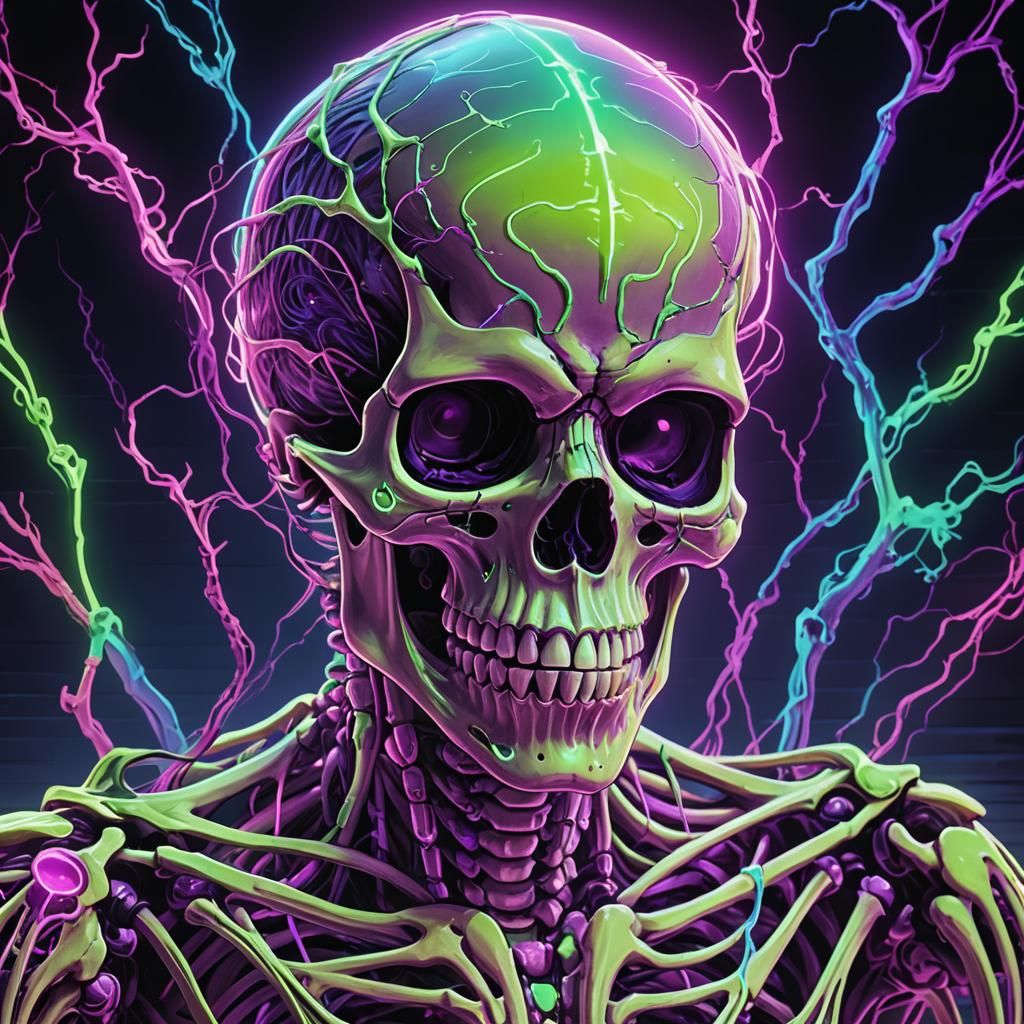 Bioluminescent skeleton