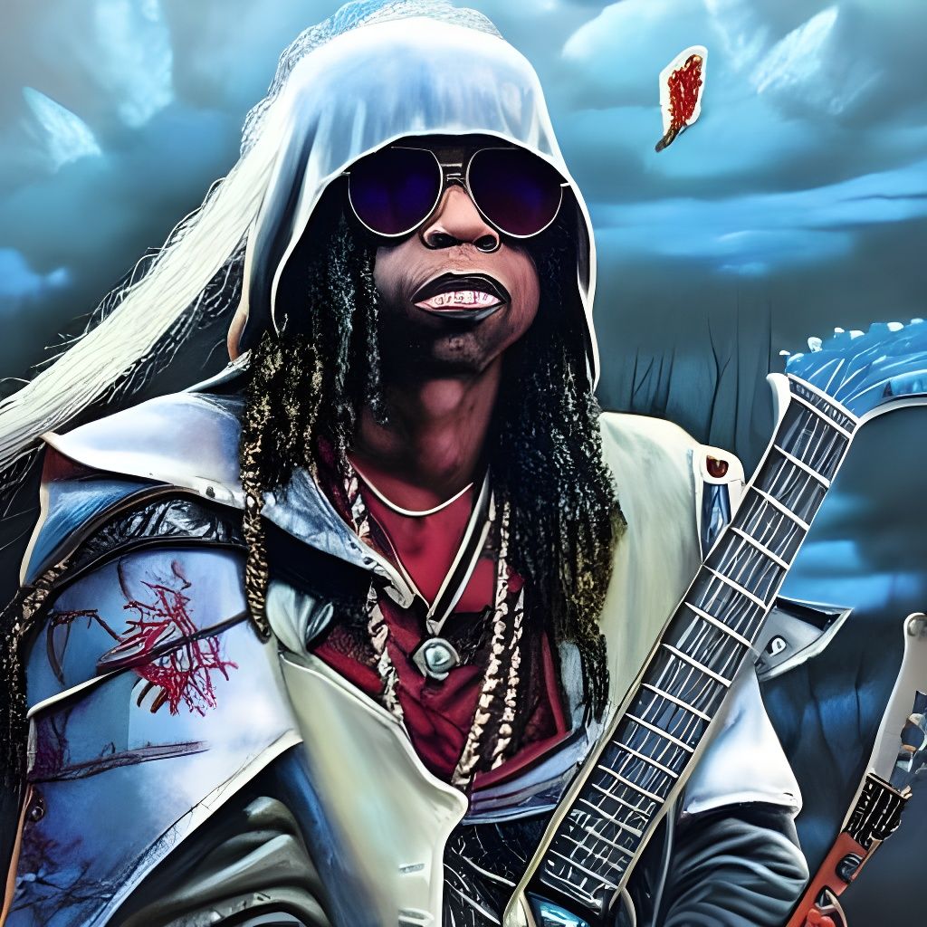 Lil Wayne as The Witcher Guitar Solo