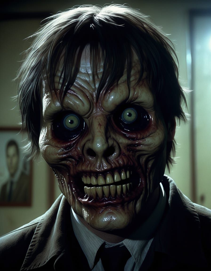 Silent Hill: Grotesque Faceless Horror in Bedroom