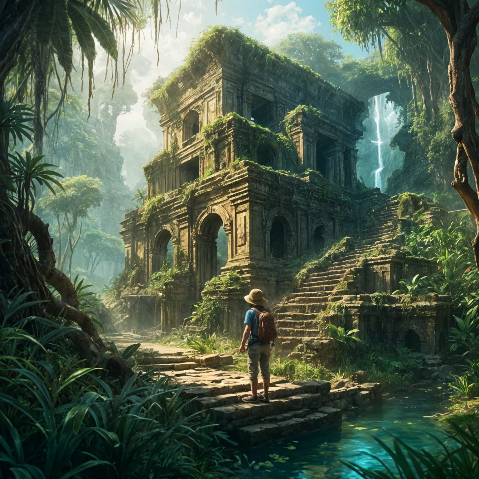 Explorer Discovers Ancient Jungle Ruins