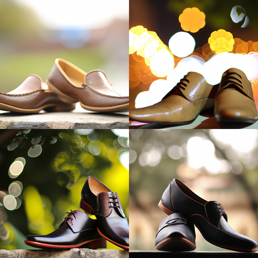 Leather Shoes in Professional Photography Style