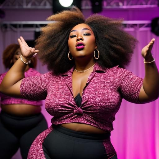 Ebony BBW Dance Party: Professional Photography