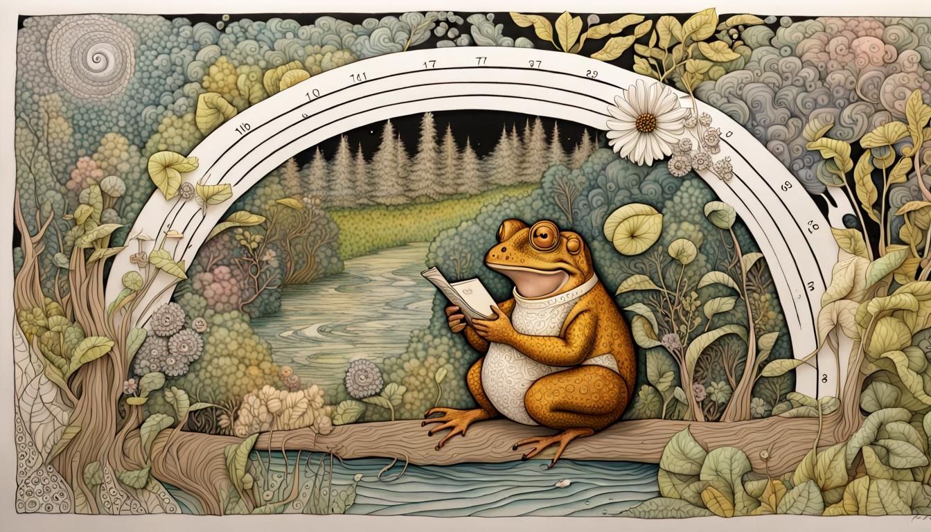 Australian Flora in Quantum Zentangle Style