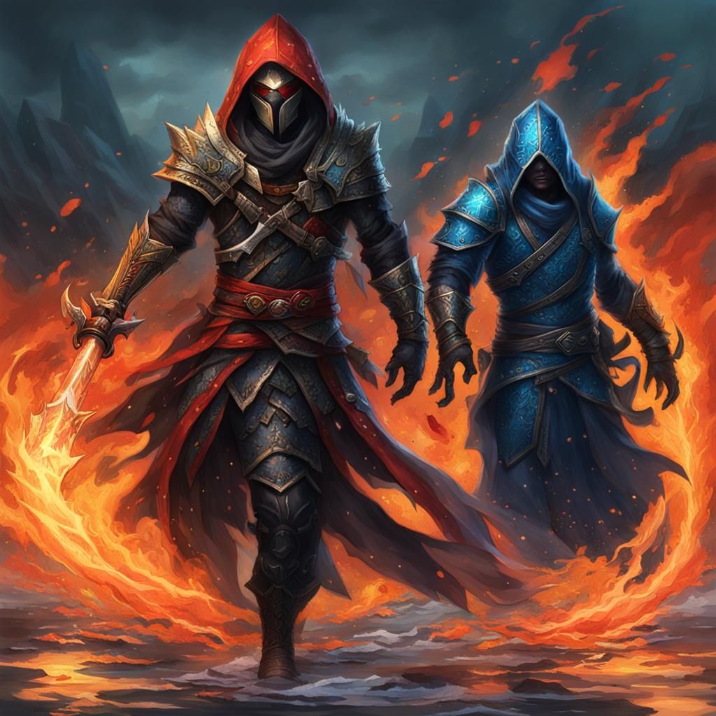 Shadow Assassin: Water and Fire Mastery