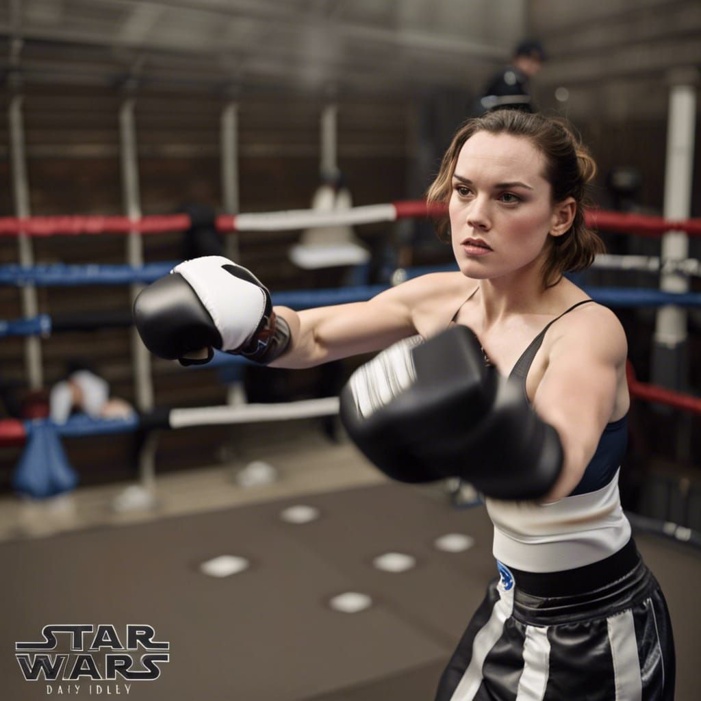 Daisy Ridley Boxing Photo