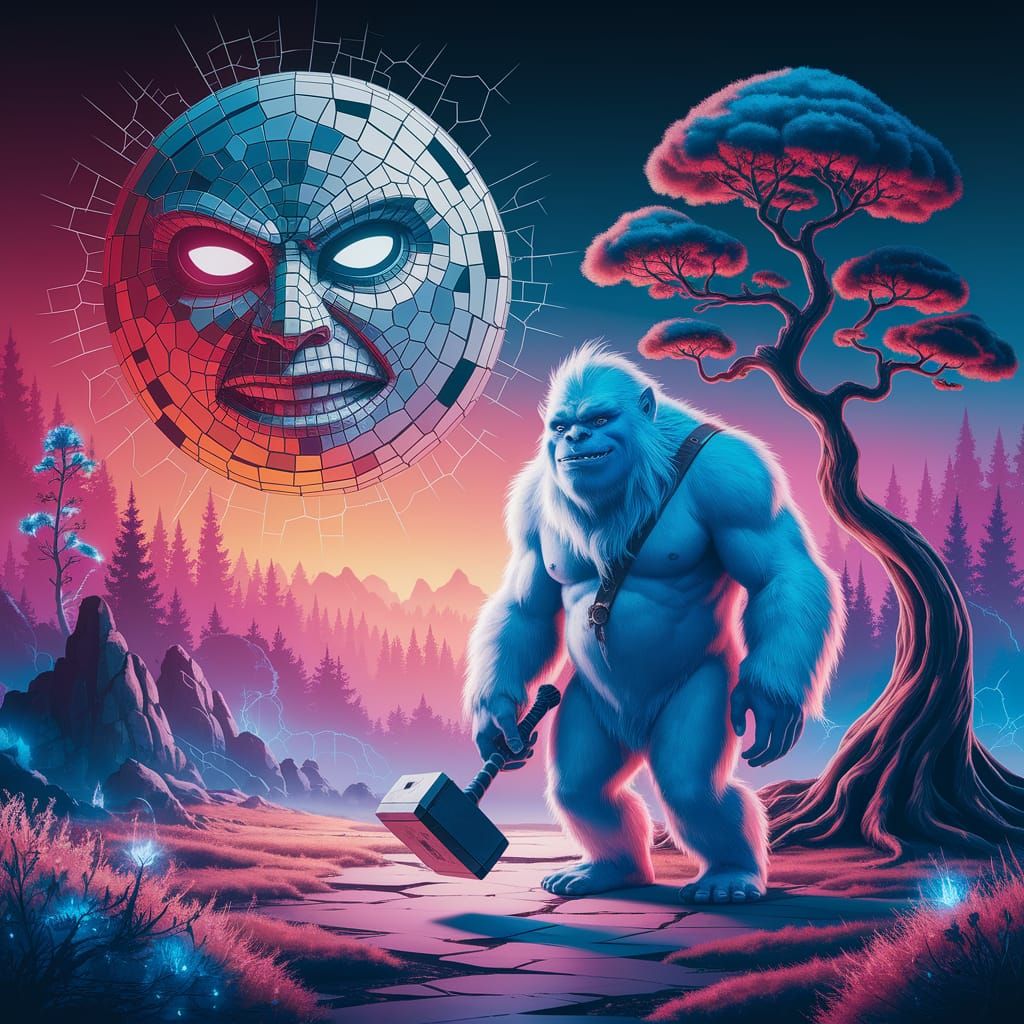 Yeti found King Kong's world!!