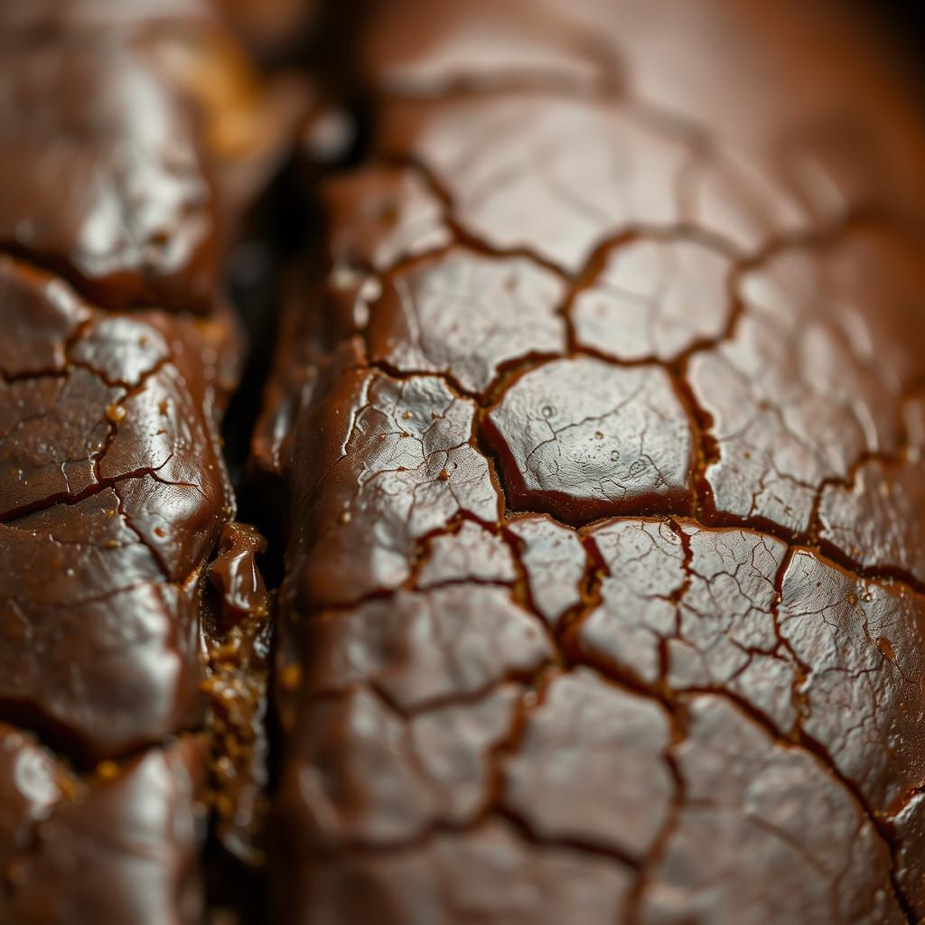 Hyperrealistic Coffee Bean Surface Close-Up