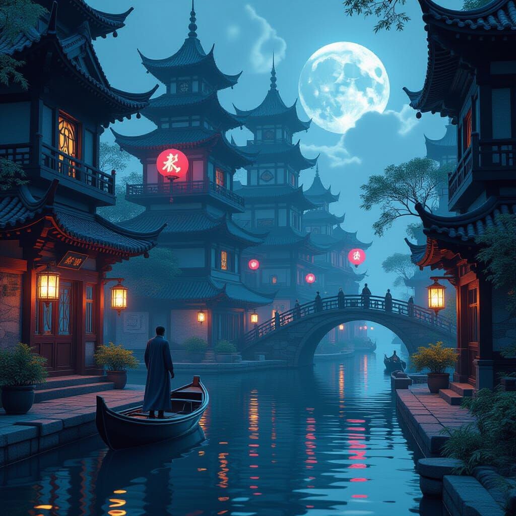 Epic 3D Game Environment in Cinematic Style