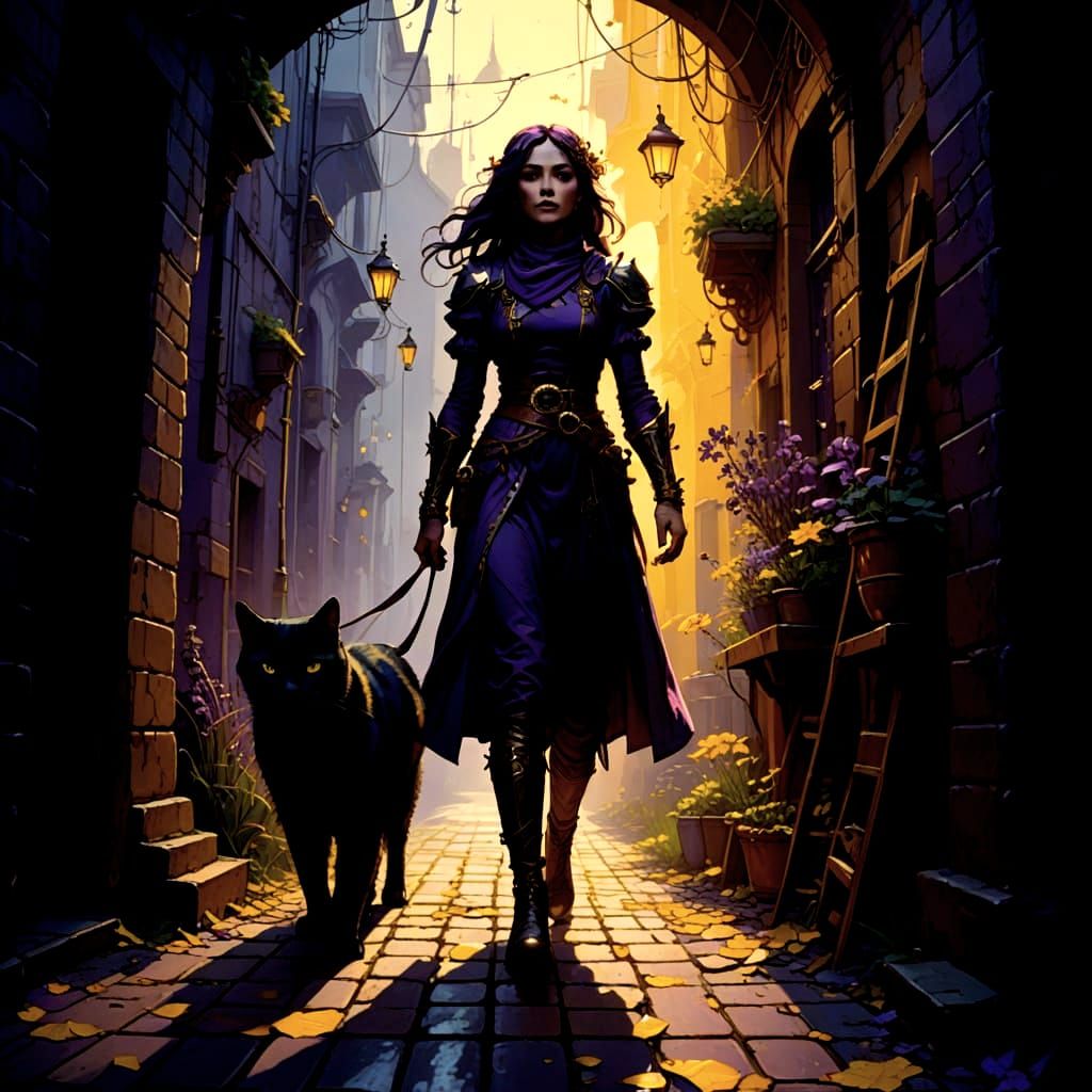 A Woman's Descent into Dark Fantasy