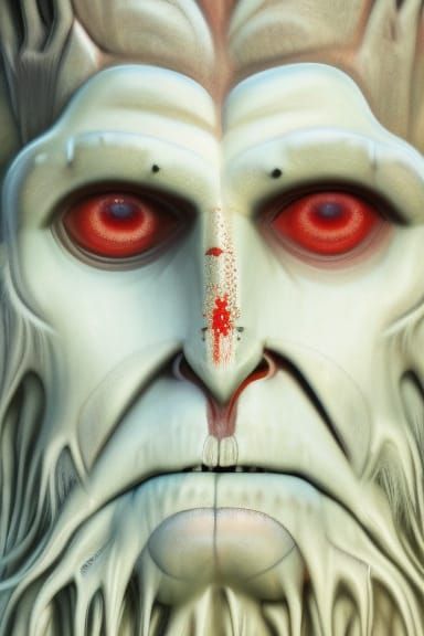 Hyperrealistic Wendigo Portrait in Unreal Engine 5