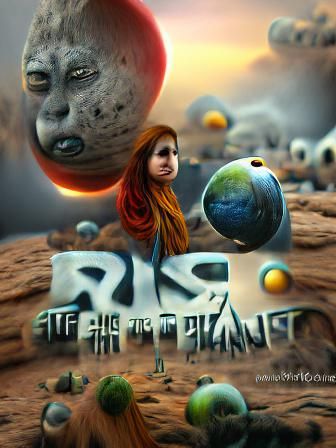 Rise of the Planet of The Planets. 8K Resolution. 8K 3D. VRa...