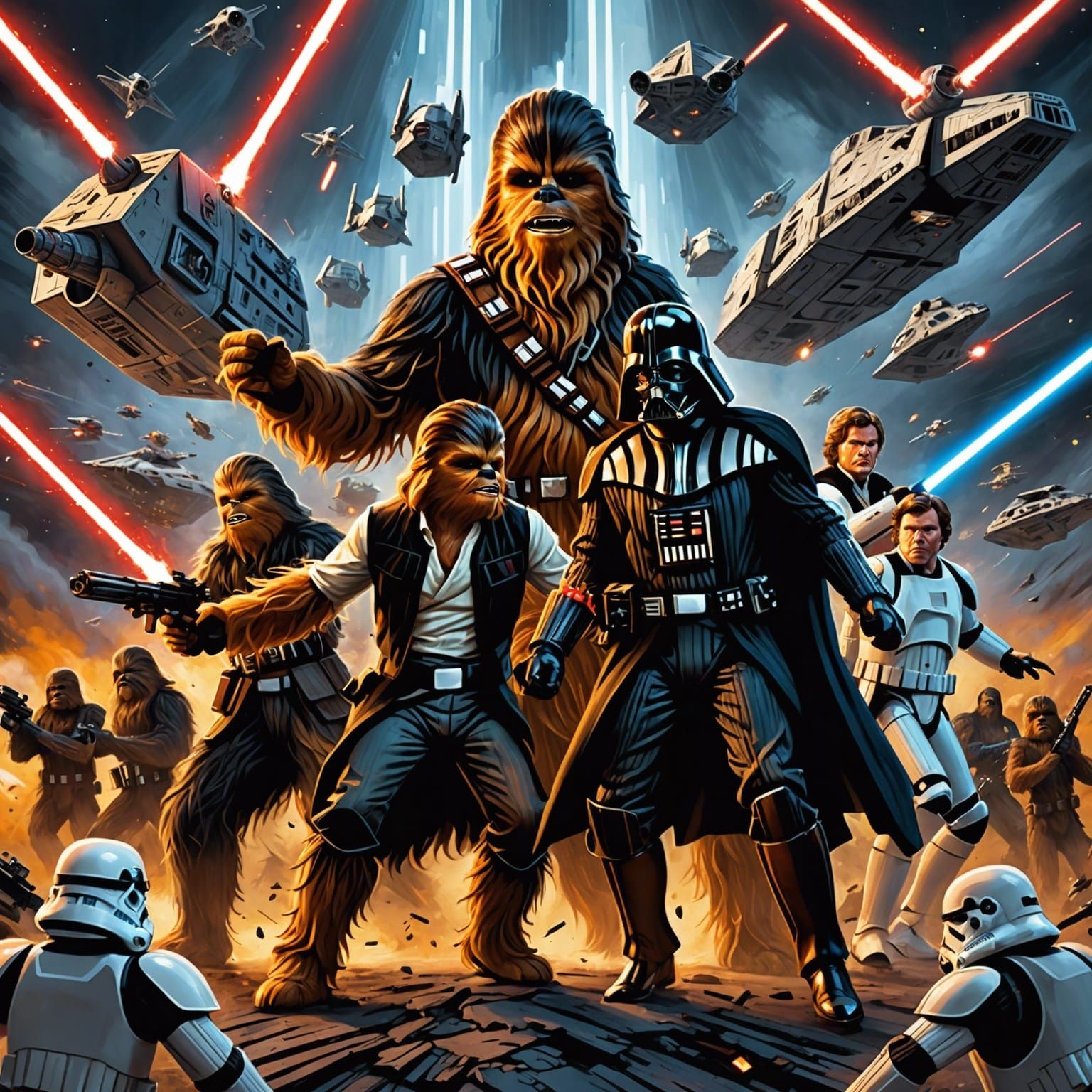 Star Wars XII Wookies' last stand