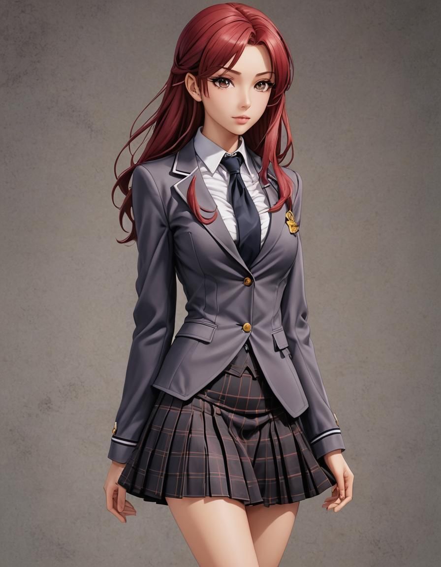 Isekai Anime Girlfriend in Jim Burns Style