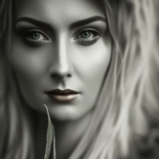 Ethereal Fairy Portrait in Infrared Photography