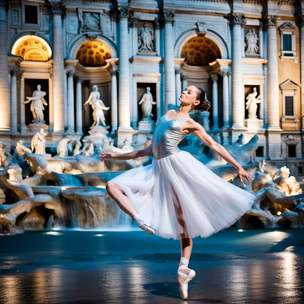 The Fontana Di Trevi & The Ballerina