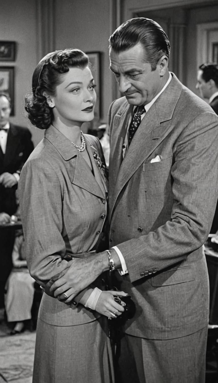 The game of clue in real life, Miss Scarlett embraces with P...