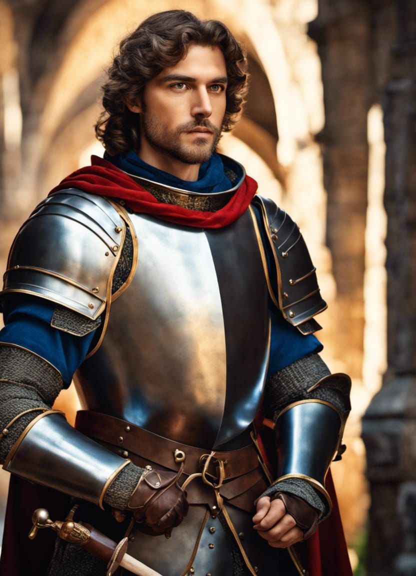 Medieval Knight Portrait in 8k Resolution