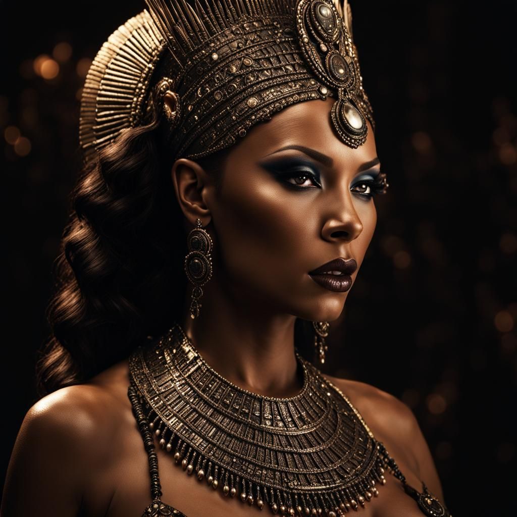 Akasha, Queen of the Damned: Ultra-Realistic Dark Fantasy Po...