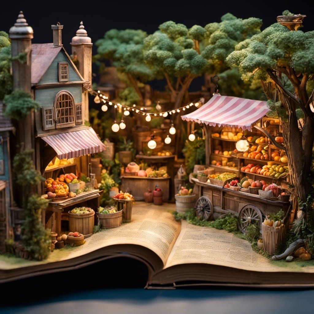 Enchanted Pop-Up Farmers Market in Pastel Colors