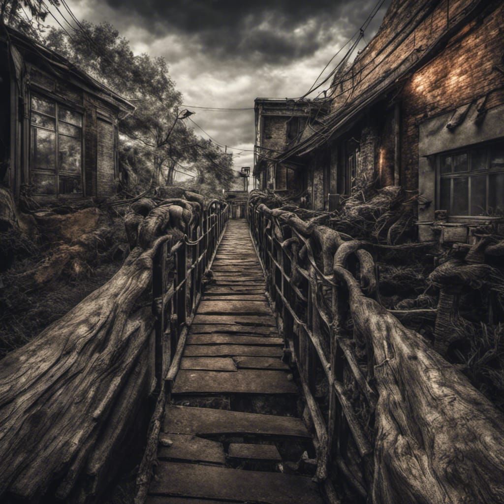 Captive Scene in Hyperrealistic Style