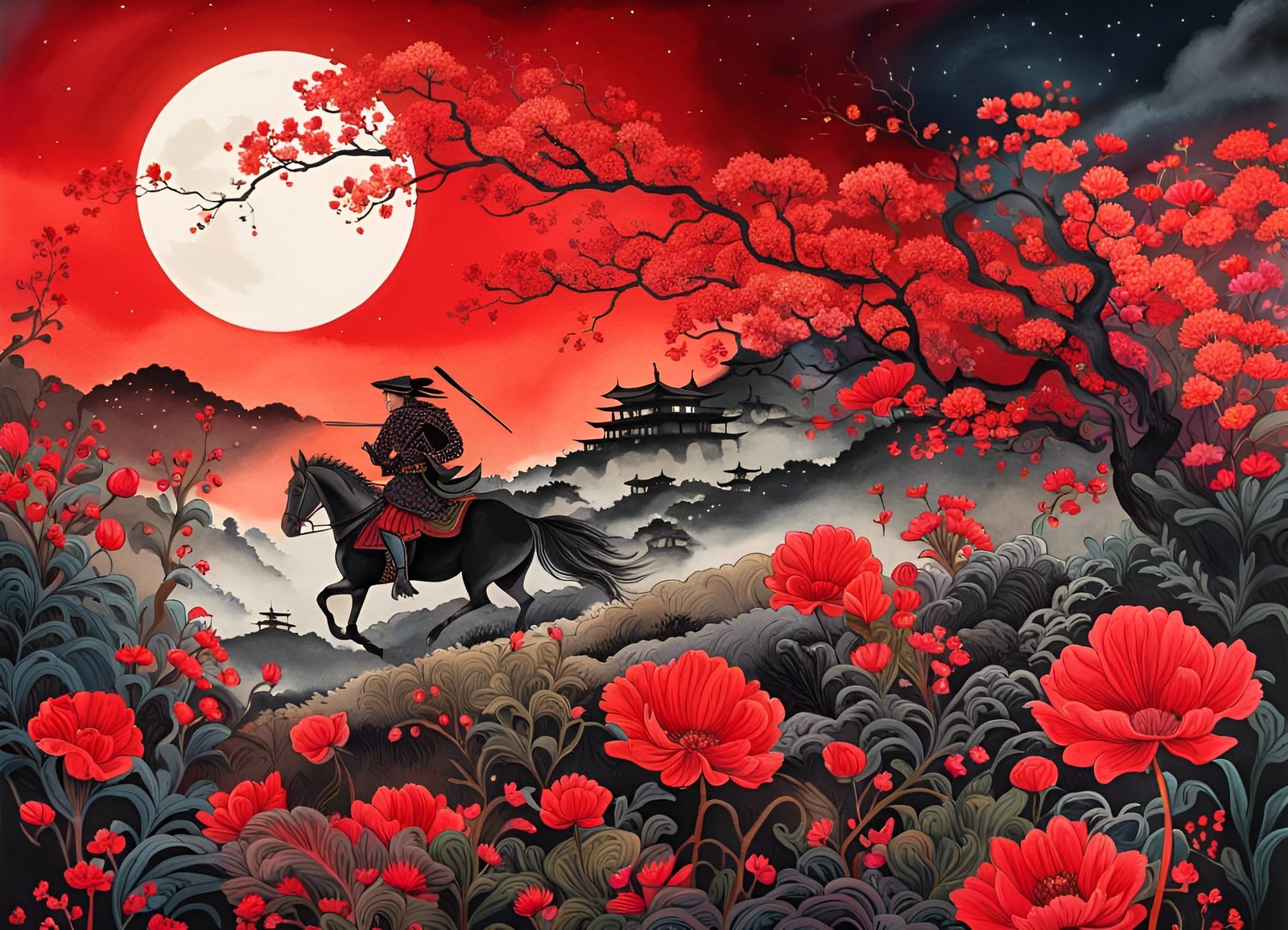 Night of the Red Blossom