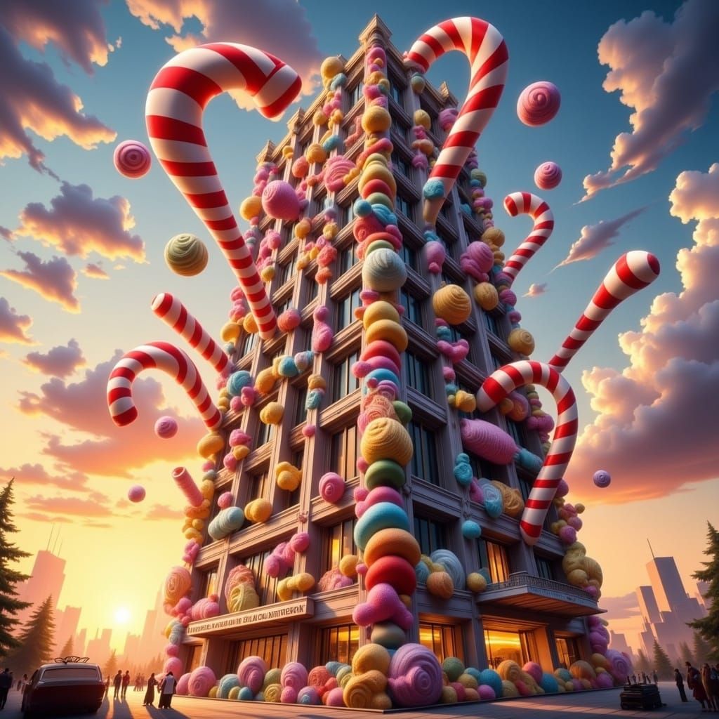 Sugary Skyscraper Wonderland