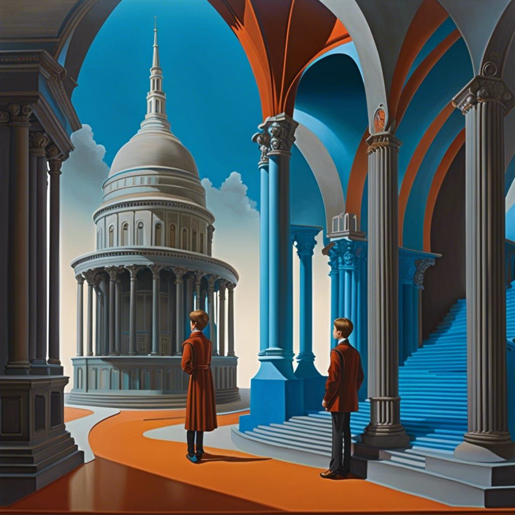 Precisionist Depiction of Society's Architecture