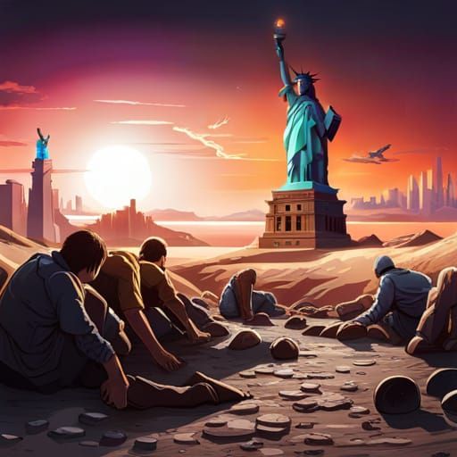 statue of liberty (B)