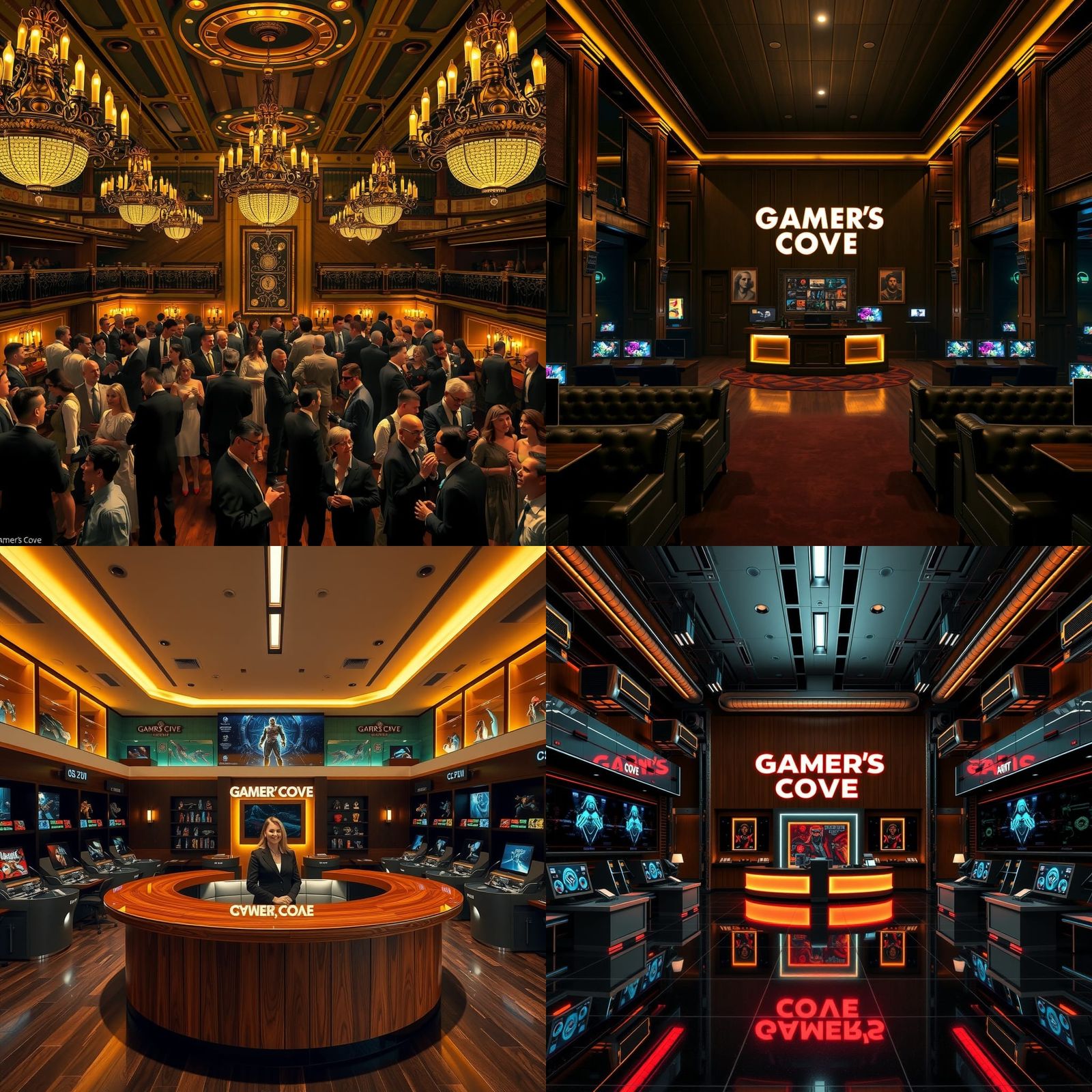 Gamer's Cove Reception Area: Modern Gaming Culture