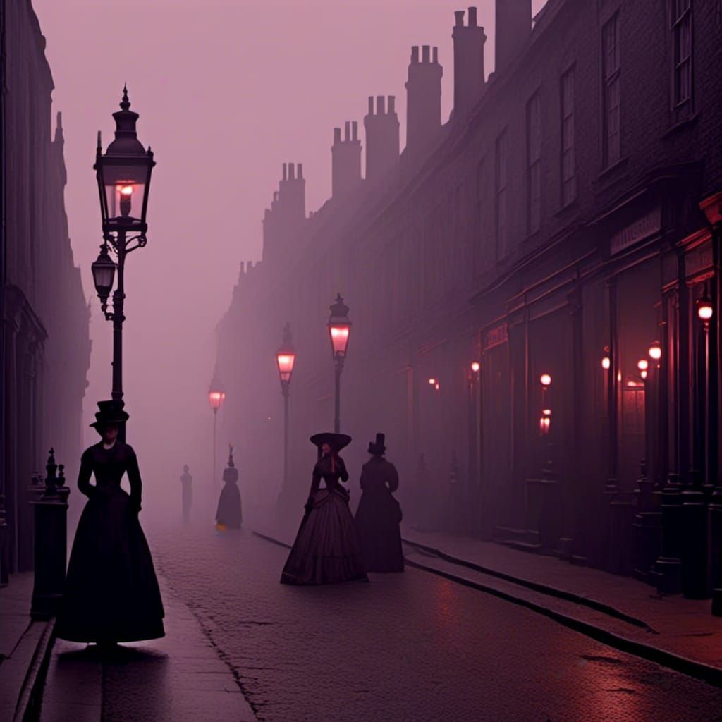 Misty London Street 1889 ⚙️ Model Thumbnail