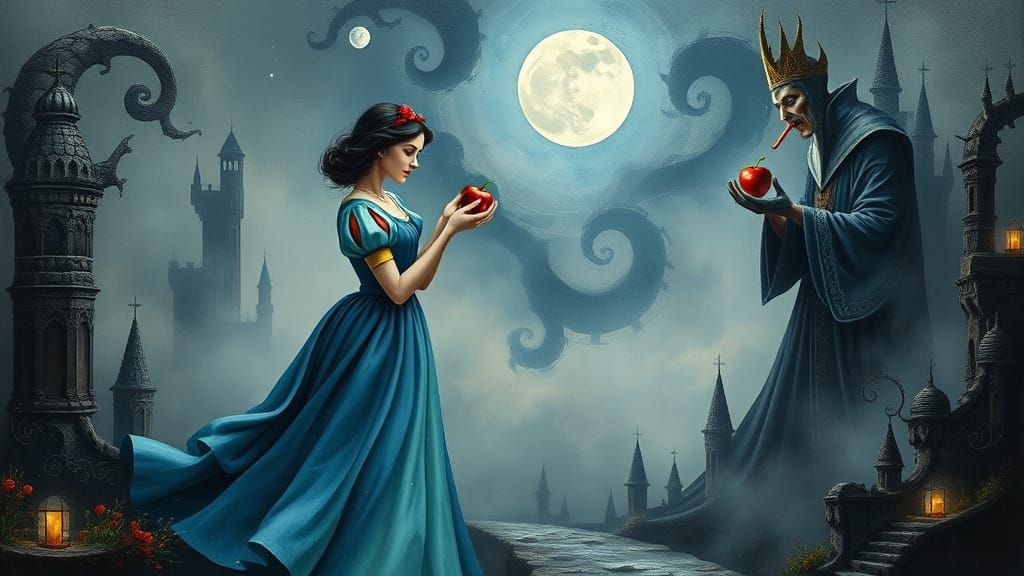 Snow White and the Poisoned Apple: Dark Fantasy