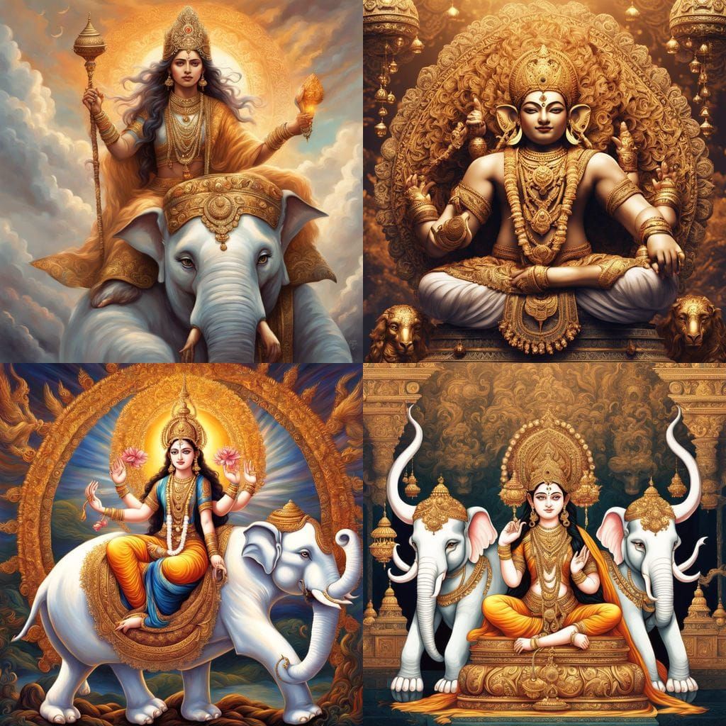 Divine Goddess Indrakshi with Ten Thousand Eyes