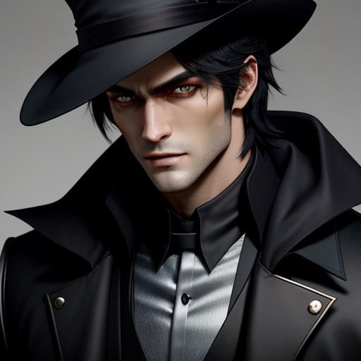 Hyperdetailed Vampire Hunter Shadow Assassin Portrait
