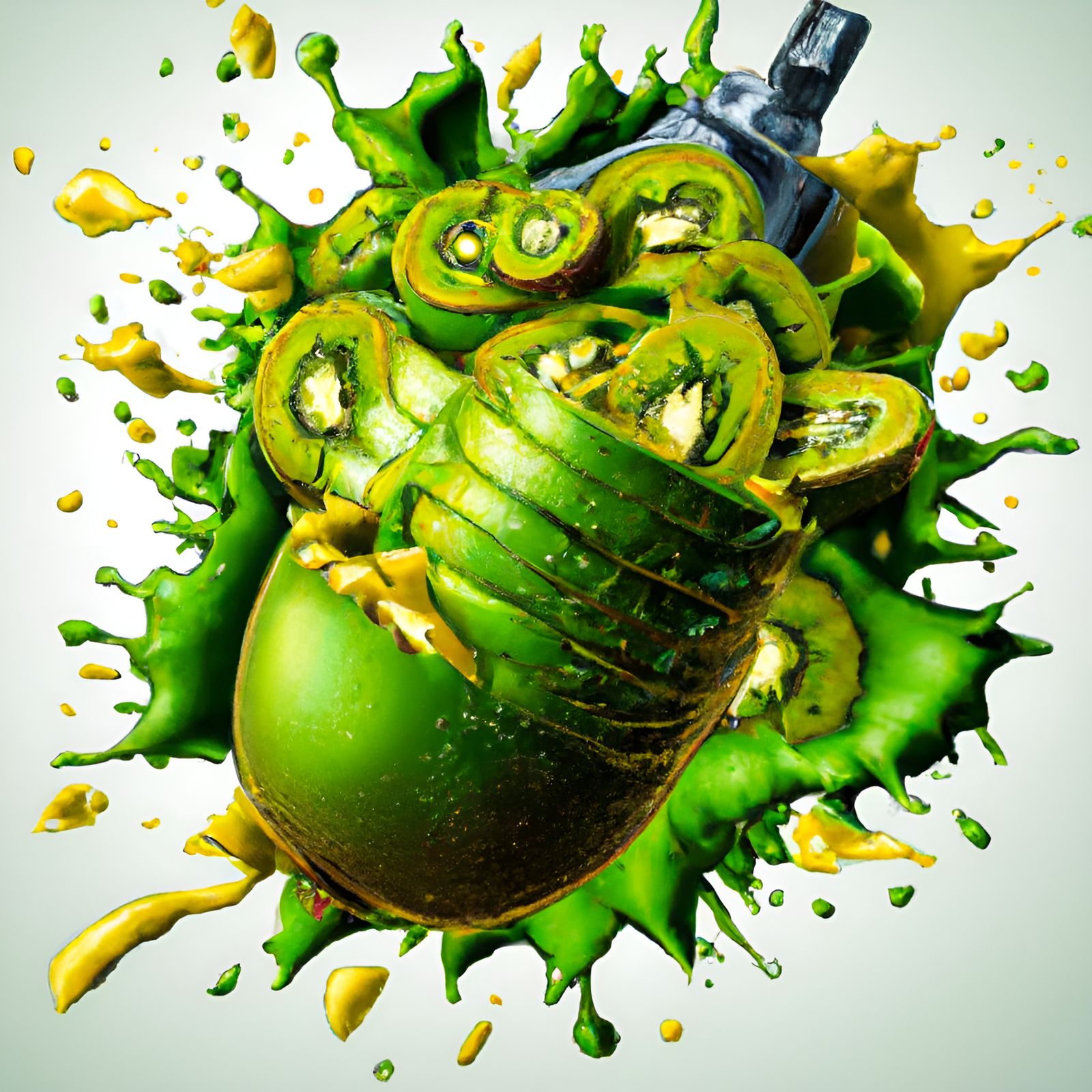 Kiwi Grenade Exploding